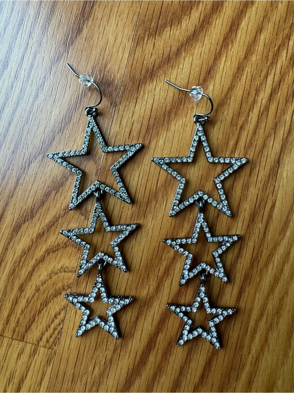 Express Triple Star Drop Earrings